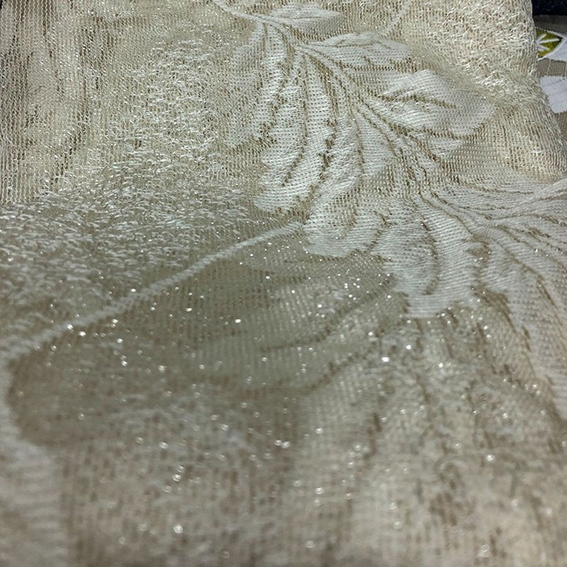 Lace Fabric Dress Bridal Polyester Warp Knit for Women's Wear Wholesal 6